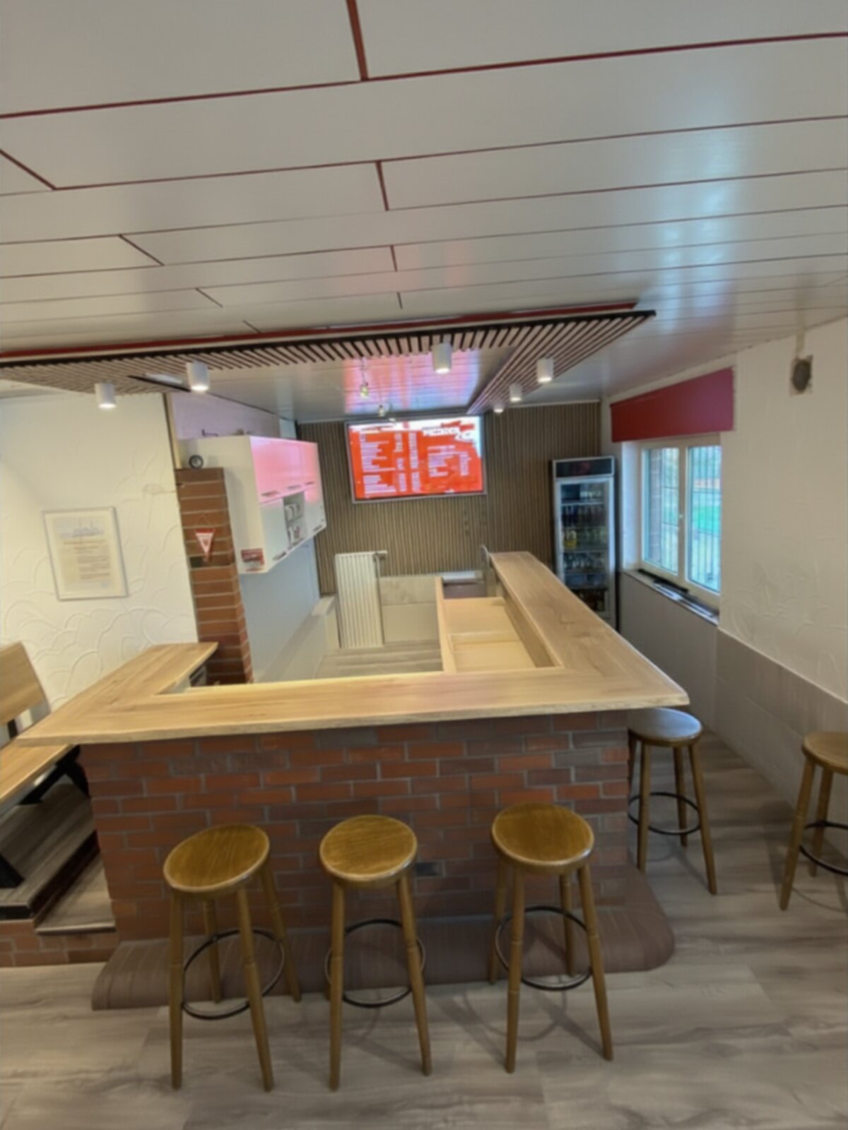 Theke im Clubhaus